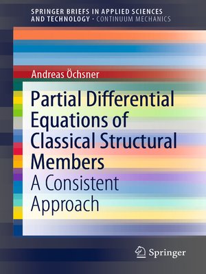 cover image of Partial Differential Equations of Classical Structural Members